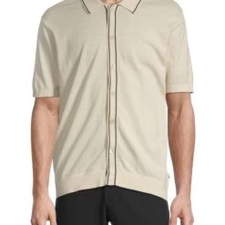 NN07 Nolan Button-Front Polo Shirt For Men -Cheap Fit N Trends Store unnamed file 1025