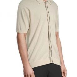 NN07 Nolan Button-Front Polo Shirt For Men -Cheap Fit N Trends Store unnamed file 1026