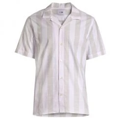 NN07 Miyagi Striped Bowling Shirt For Men
