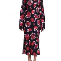 Marni Rose-Print Long-Sleeve Midi-Dress 10 Marni Rose-Print Long-Sleeve Midi-Dress -Cheap Fit N Trends Store unnamed file 106