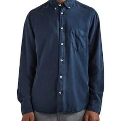 NN07 Core Levon Shirt For Men Swedish Blue