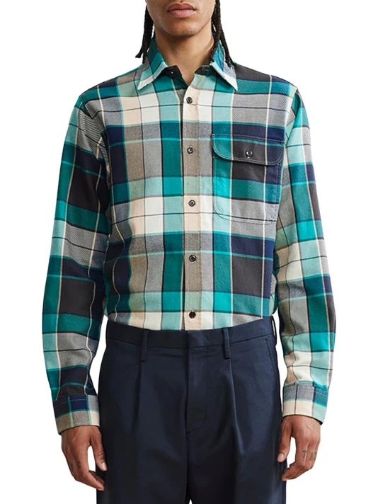 NN07 22.1 Alpha Plaid Shirt For Men 5 NN07 22.1 Alpha Plaid Shirt For Men - Image 3