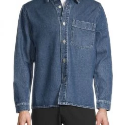 NN07 Peter Denim Shacket For Men -Cheap Fit N Trends Store unnamed file 1251
