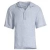 NN07 The Commuter, The Weekender, Linen Short-Sleeve Popover For Men