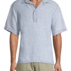 NN07 The Commuter, The Weekender, Linen Short-Sleeve Popover For Men 10 NN07 The Commuter, The Weekender, Linen Short-Sleeve Popover For Men -Cheap Fit N Trends Store unnamed file 1282