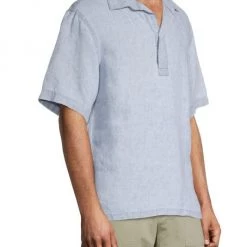 NN07 The Commuter, The Weekender, Linen Short-Sleeve Popover For Men 11 NN07 The Commuter, The Weekender, Linen Short-Sleeve Popover For Men -Cheap Fit N Trends Store unnamed file 1283