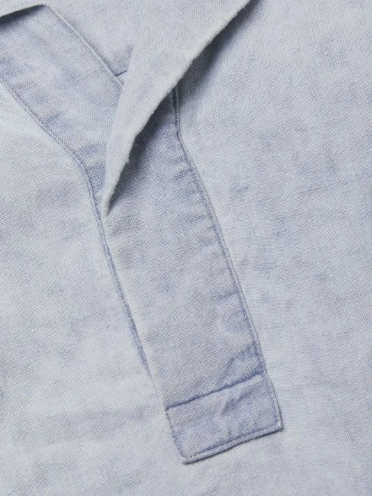 NN07 The Commuter, The Weekender, Linen Short-Sleeve Popover For Men 8 NN07 The Commuter, The Weekender, Linen Short-Sleeve Popover For Men - Image 6