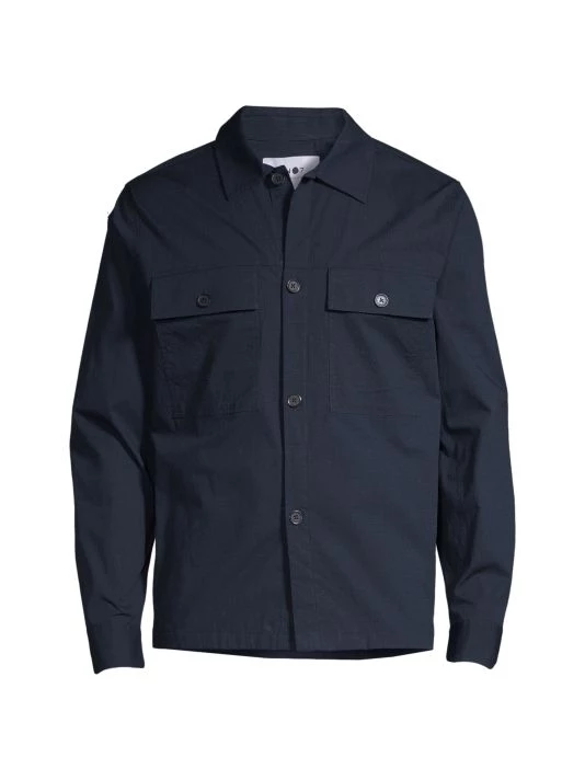 NN07 Wilas Ripstop Cotton Shacket For Men 3 NN07 Wilas Ripstop Cotton Shacket For Men