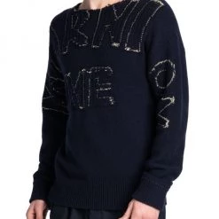 Marni Stitched Logo Roundneck Sweater For Men -Cheap Fit N Trends Store unnamed file 159