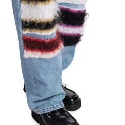 Marni Knit-Patch Wide-Leg Jeans For Men -Cheap Fit N Trends Store unnamed file 189