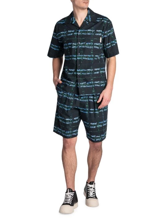 Marni Logo-Print Bermuda Shorts For Men 4 Marni Logo-Print Bermuda Shorts For Men - Image 2