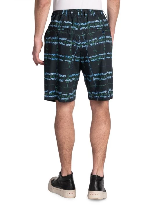 Marni Logo-Print Bermuda Shorts For Men 7 Marni Logo-Print Bermuda Shorts For Men - Image 5
