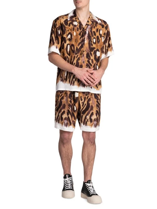 Marni Leopard-Print Bermuda Shorts For Men 4 Marni Leopard-Print Bermuda Shorts For Men - Image 2
