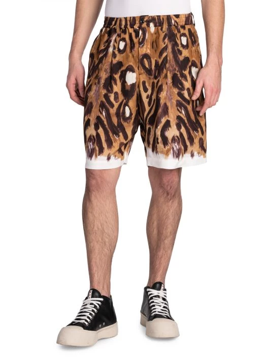 Marni Leopard-Print Bermuda Shorts For Men 5 Marni Leopard-Print Bermuda Shorts For Men - Image 3