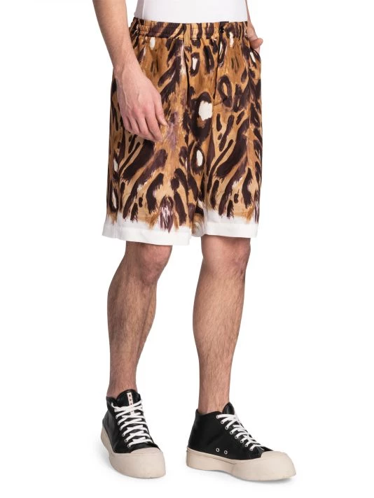 Marni Leopard-Print Bermuda Shorts For Men 6 Marni Leopard-Print Bermuda Shorts For Men - Image 4