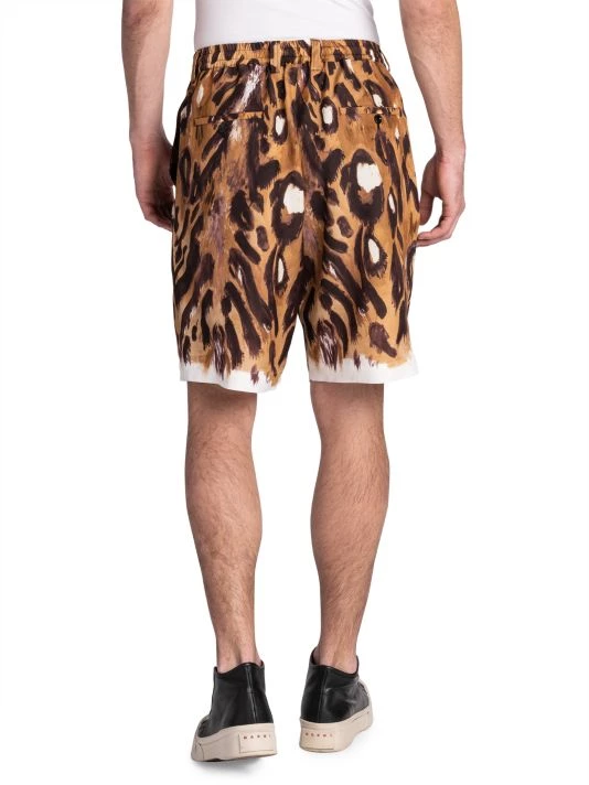 Marni Leopard-Print Bermuda Shorts For Men 7 Marni Leopard-Print Bermuda Shorts For Men - Image 5