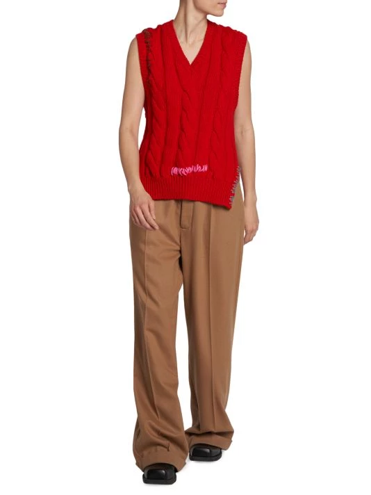 Marni Cable-Knit Sweater Vest 4 Marni Cable-Knit Sweater Vest - Image 2