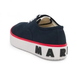 Marni Paw Lace-Up Sneakers For Men Night Blue -Cheap Fit N Trends Store unnamed file 216