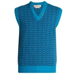 Marni V-Neck Sweater Vest For Men