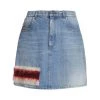 Marni Appliquéd Cotton Denim Skirt