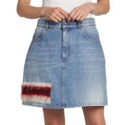 Marni Appliquéd Cotton Denim Skirt 10 Marni Appliquéd Cotton Denim Skirt -Cheap Fit N Trends Store unnamed file 247