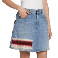 Marni Appliquéd Cotton Denim Skirt 11 Marni Appliquéd Cotton Denim Skirt -Cheap Fit N Trends Store unnamed file 248