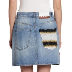 Marni Appliquéd Cotton Denim Skirt 12 Marni Appliquéd Cotton Denim Skirt -Cheap Fit N Trends Store unnamed file 249