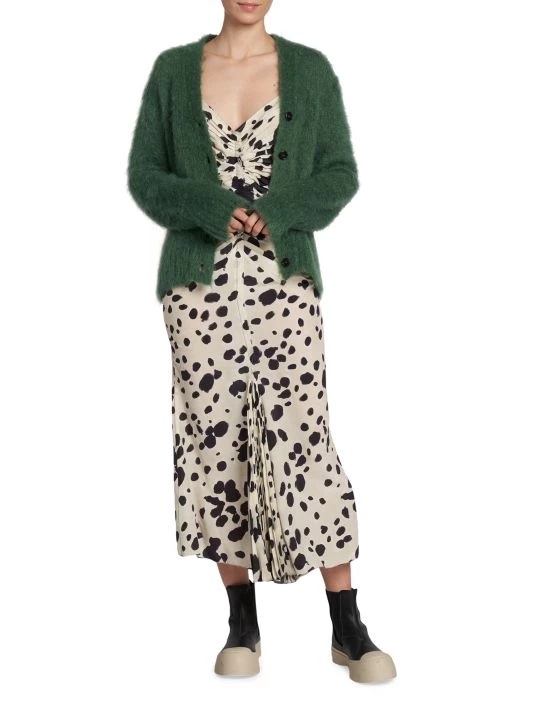 Marni Dot-Print Silk Midi-Dress 4 Marni Dot-Print Silk Midi-Dress - Image 2