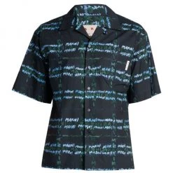 Marni Sketched Logo Poplin Shirt For Men