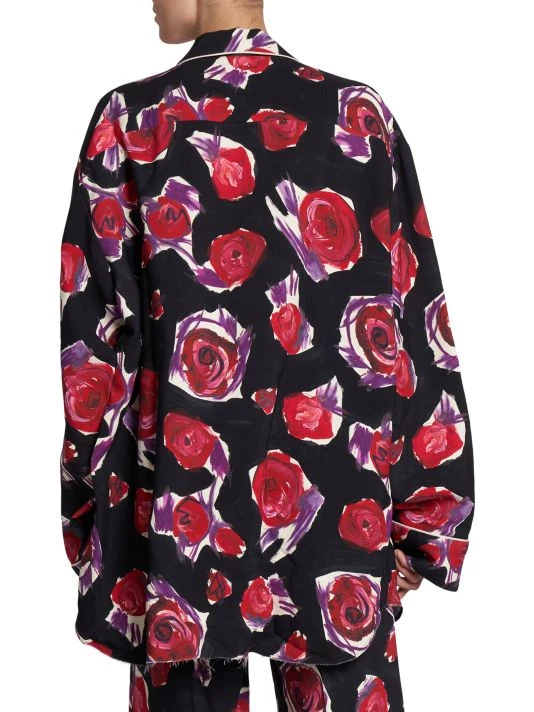 Marni Rose-Print Long-Sleeve Shirt 7 Marni Rose-Print Long-Sleeve Shirt - Image 5