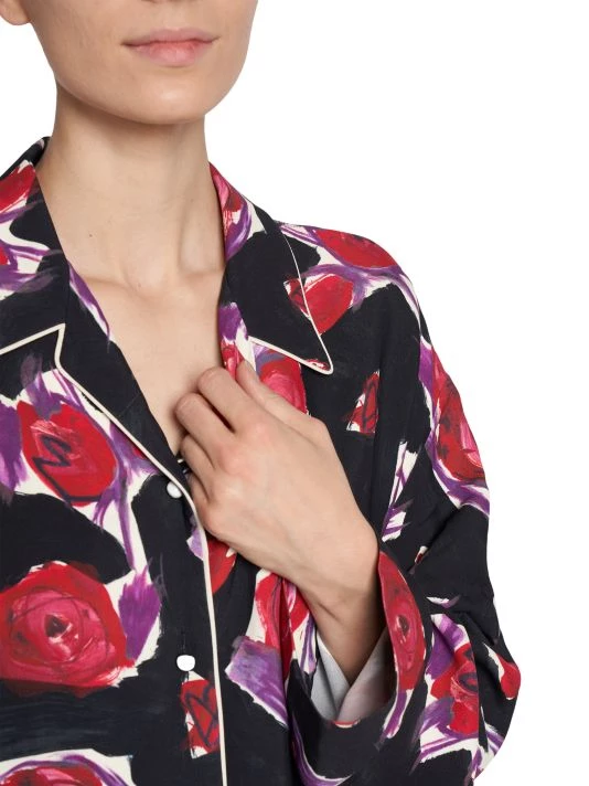 Marni Rose-Print Long-Sleeve Shirt 8 Marni Rose-Print Long-Sleeve Shirt - Image 6