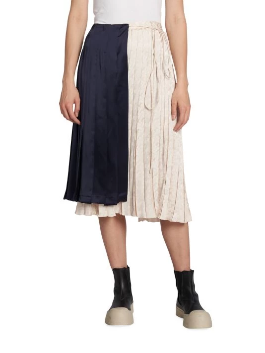 Marni Colorblocked Woven A-Line Skirt 5 Marni Colorblocked Woven A-Line Skirt - Image 3