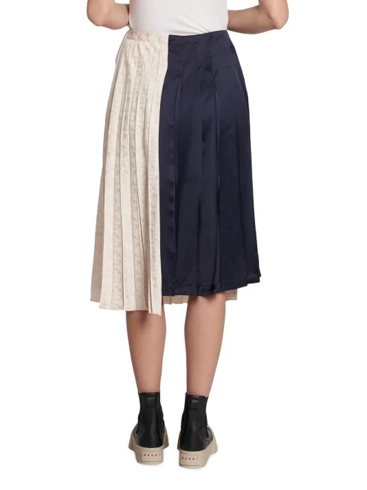 Marni Colorblocked Woven A-Line Skirt 7 Marni Colorblocked Woven A-Line Skirt - Image 5