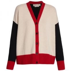 Marni Colorblocked Cashmere Cardigan
