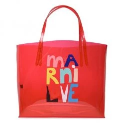 Marni Love Vinyl Tote Bag For Kids