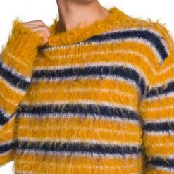 Marni Striped Mohair-Blend Crewneck Sweater For Men -Cheap Fit N Trends Store unnamed file 42