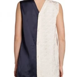 Marni Colorblocked Woven Sleeveless Top -Cheap Fit N Trends Store unnamed file 466