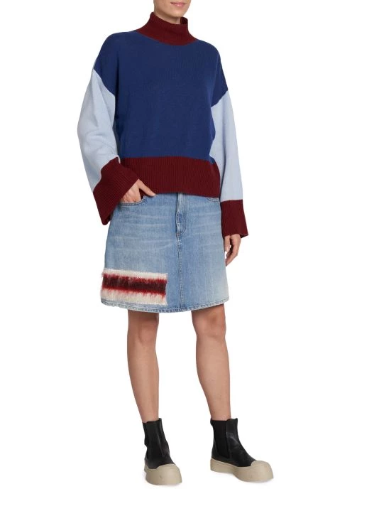 Marni Coloblocked Cashmere Turtleneck Sweater 3 Marni Coloblocked Cashmere Turtleneck Sweater - Image 2