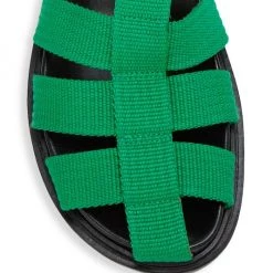 Marni Cotton Fisherman Sandals Garden Green Camellia -Cheap Fit N Trends Store unnamed file 603