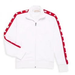 Marni Little Girl's & Girl's Logo Track Jacket For Kids