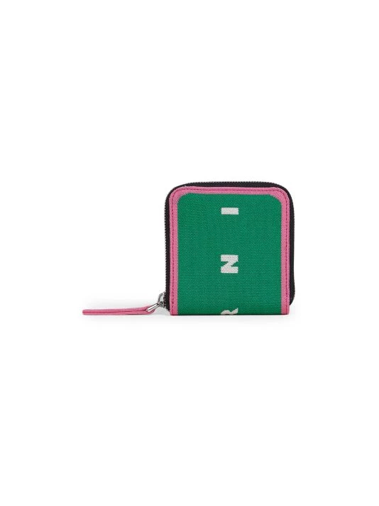 Marni Jacquard Colorblock Logo Wallet For Men Garden Green 6 Marni Jacquard Colorblock Logo Wallet For Men Garden Green - Image 4