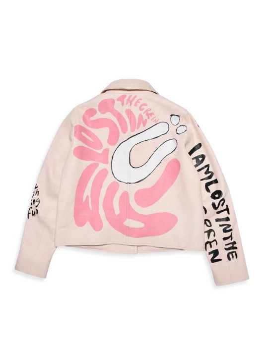 Marni Girl's Leather Jacket For Kids 4 Marni Girl's Leather Jacket For Kids - Image 2