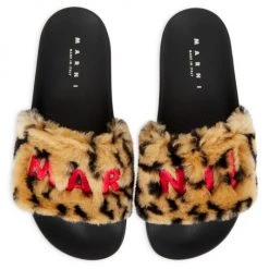 Marni Logo Leopard Faux Fur Pool Slides 12 Marni Logo Leopard Faux Fur Pool Slides -Cheap Fit N Trends Store unnamed file 73