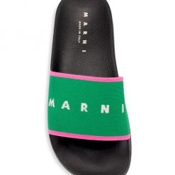 Marni Logo Pool Slides Blublack -Cheap Fit N Trends Store unnamed file 739