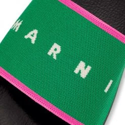 Marni Logo Pool Slides Blublack -Cheap Fit N Trends Store unnamed file 740