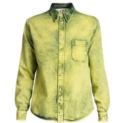 Marni Acid Wash Cotton Shirt For Men
