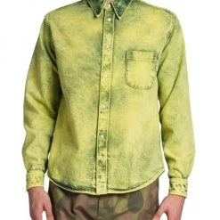 Marni Acid Wash Cotton Shirt For Men -Cheap Fit N Trends Store unnamed file 764