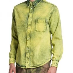 Marni Acid Wash Cotton Shirt For Men -Cheap Fit N Trends Store unnamed file 765