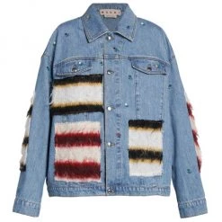 Marni Appliquéd Cotton Denim Jacket