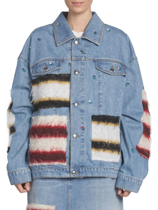 Marni Appliquéd Cotton Denim Jacket 5 Marni Appliquéd Cotton Denim Jacket - Image 3